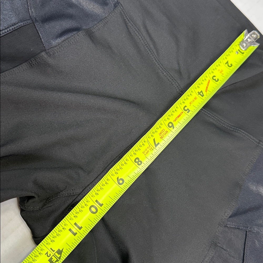 Mika Yoga Leggings Black‎ Womens Medium Sheer Strip Dance Activewear - Picture 12 of 13